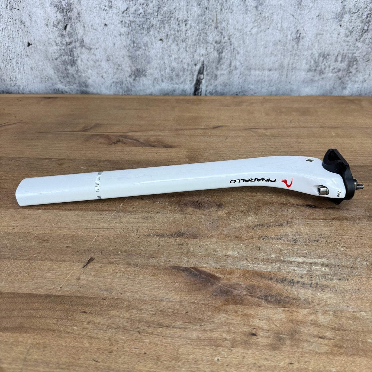 New Takeoff! Pinarello Dogma F8/F10/F12 White 350mm 25mm Setback Carbon Seatpost