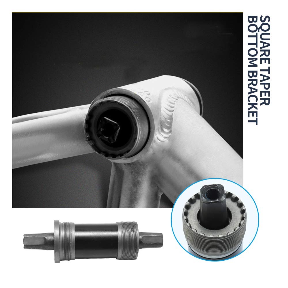 68x123mm Square Taper Bottom Bracket, 68mm Bike Cartridge Bottom Bracket Repl…