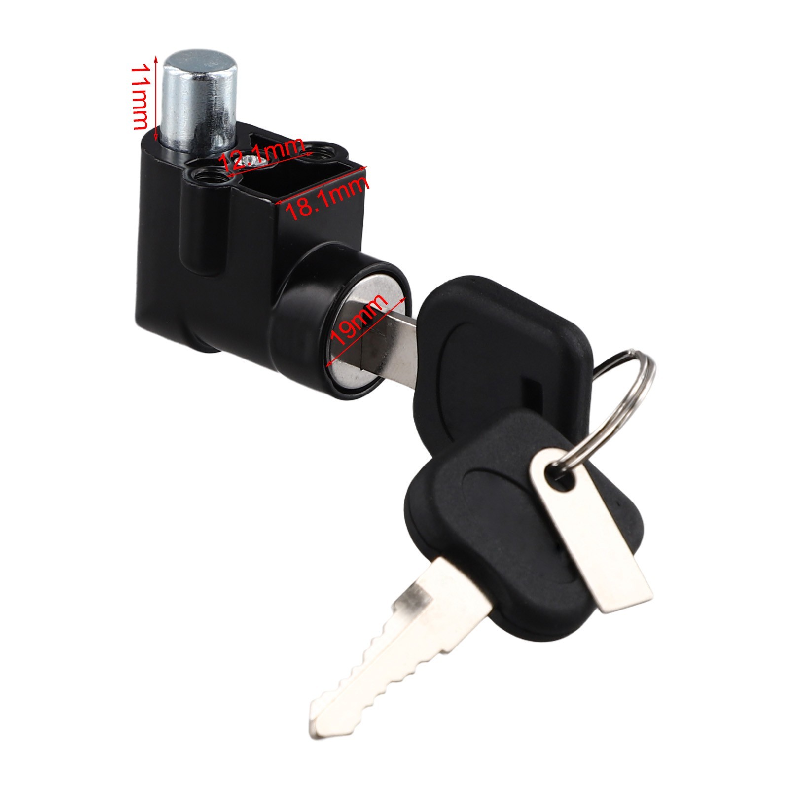 Power Lock & Key Metal Construction Approx 5x3CM Size Good Compatibility