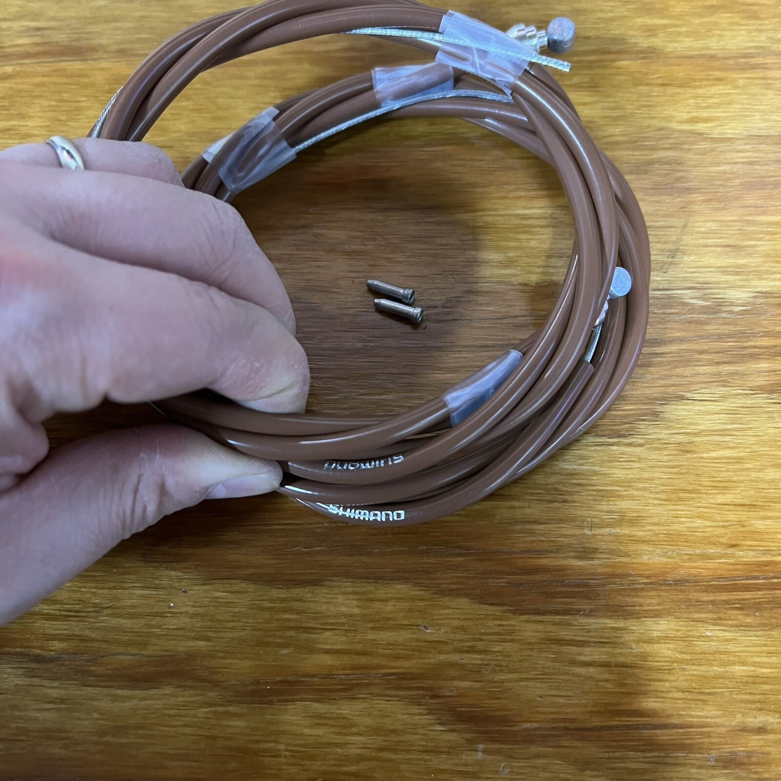 SHIMANO BROWN BRAKE CABLES FOR MCS SCHWINN GT PERFORMER RED LINE BMX OTHERS NOS