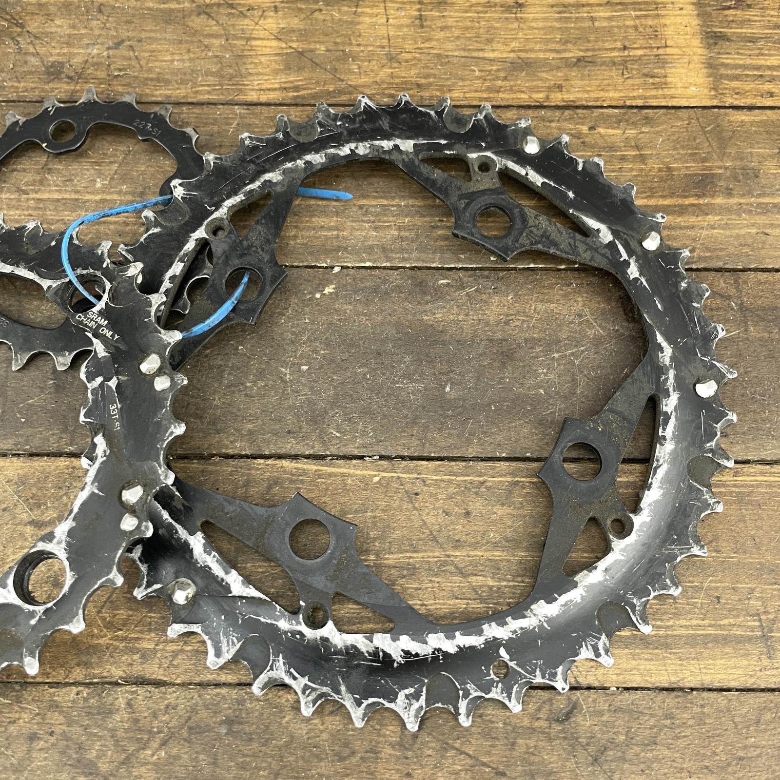 Truvativ Bike Chainrings 10 Speed 44T 33T 22T 104 BCD 4 Arm SRAM MTB Triple