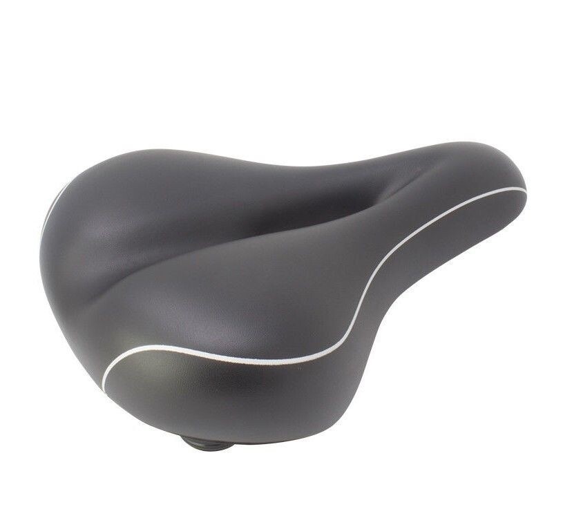 PRO+ Beach Cruisers Bicycle Vinyl Saddle 6115 MTB Bike BLACK