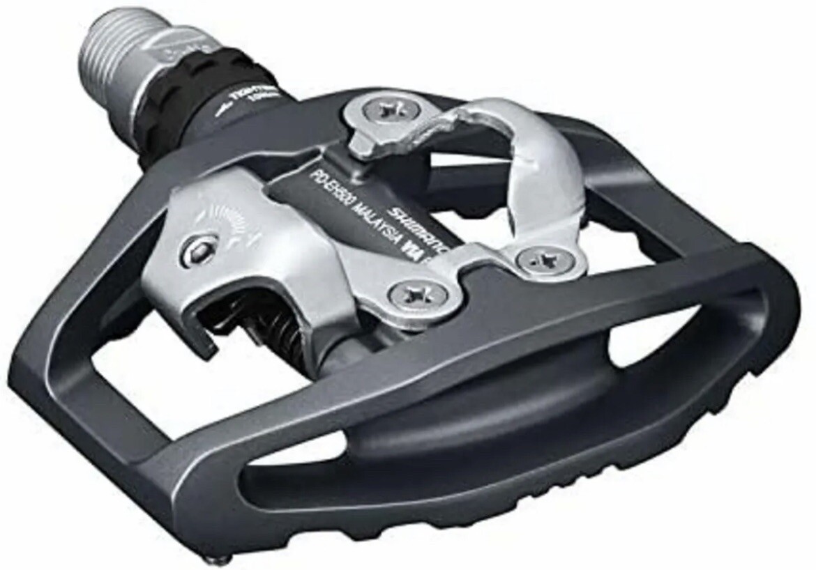Shimano PD-EH500 SPD/Flat Pedals with SMSH56 Creats EPDEH500 F/S w/Tracking# NEW