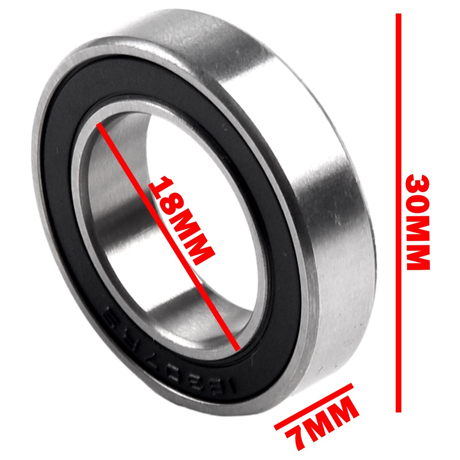 2 Packs Center Shaft Bearing Bike Bearings Bicycles Front And Rear Axles