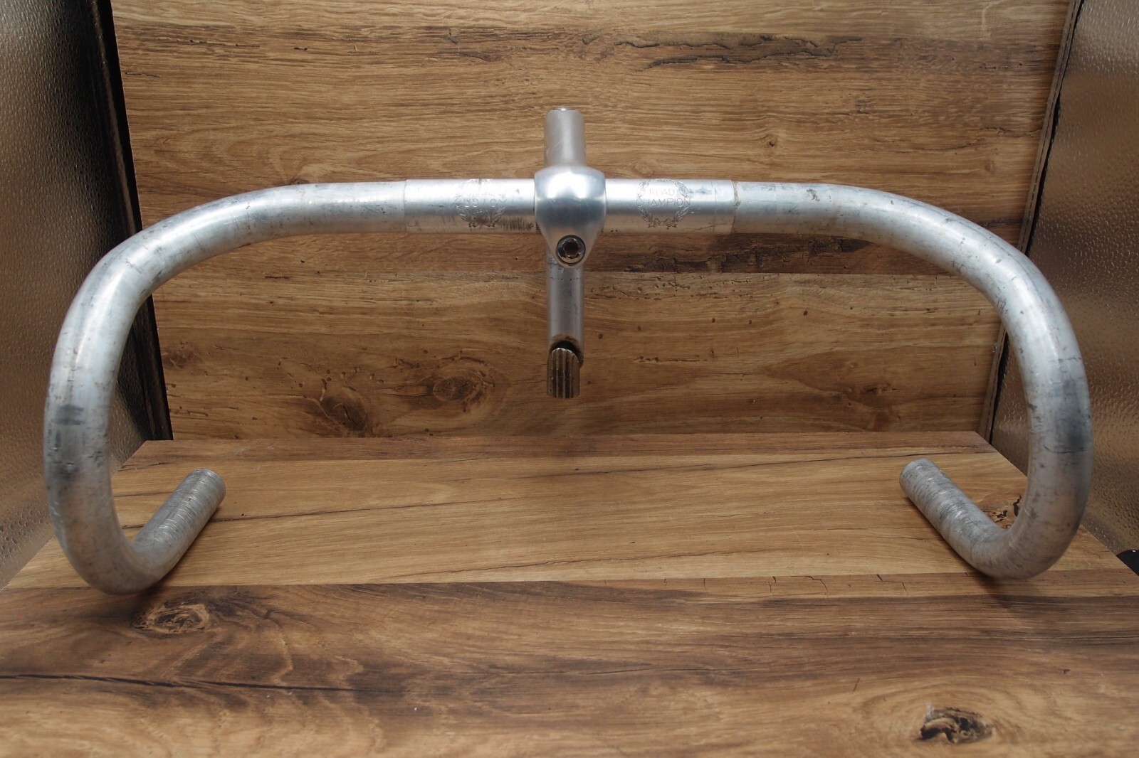 road bike drop bar Sakae Road Champion Japan + quill stem SR Forged AX-100