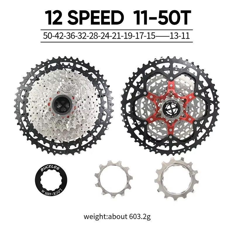 Bicycle Flywheel 8/9/10/11/12 Speed Bike Cassette 36T/40T/42T/46T/50T/52T MTB Ro