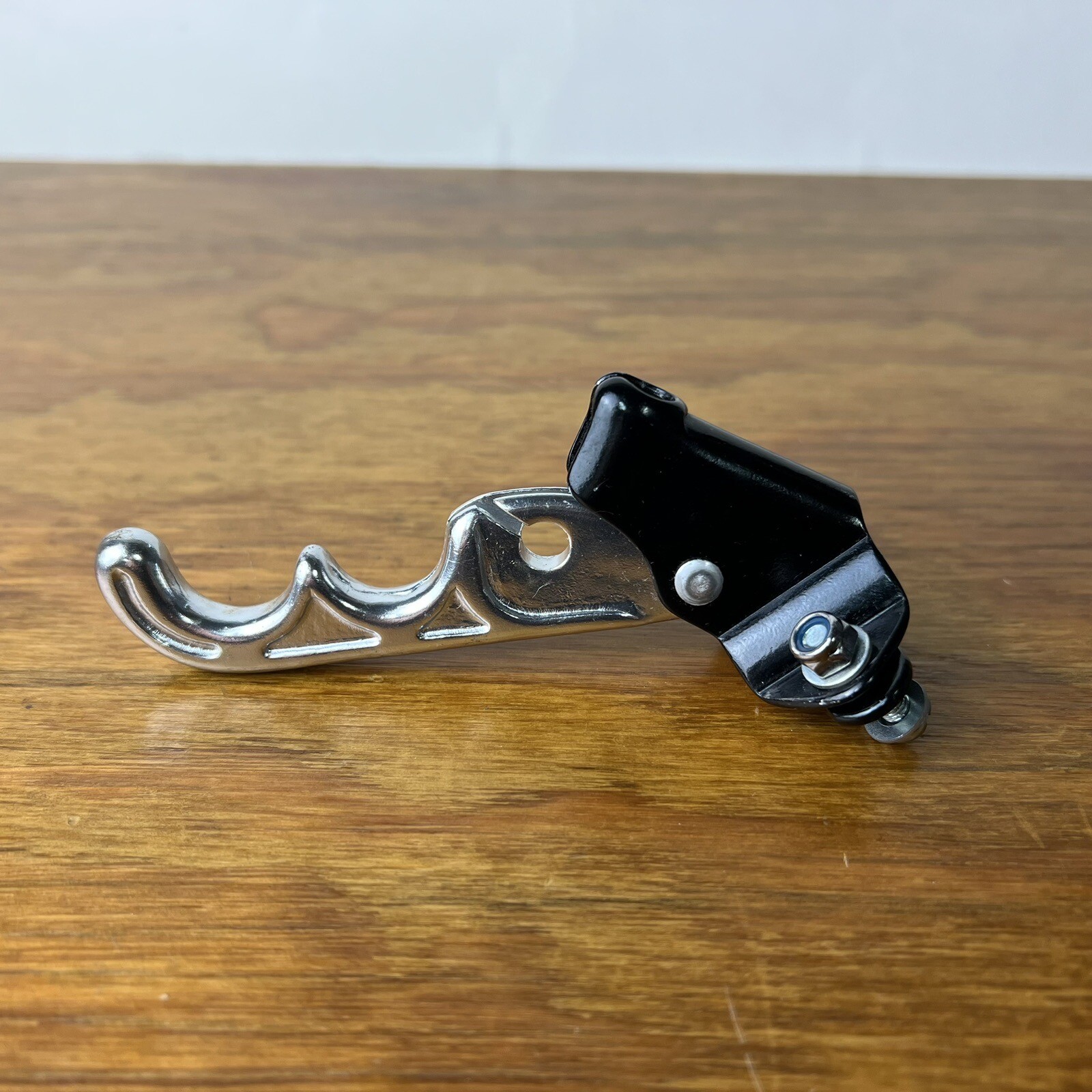 VINTAGE SILVER REAR 2 FINGER OLD SCHOOL BMX BRAKE LEVER FOR GT MONGOOSE OTHERS