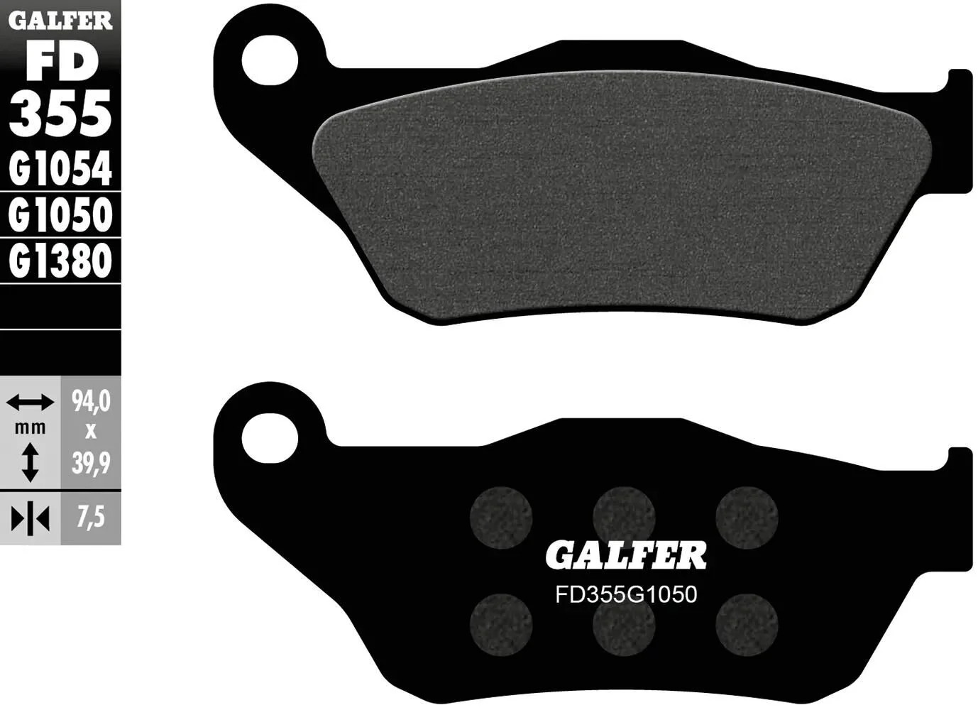 galfer brake pads fd355 brake pad fd355 g1050 bio scooter