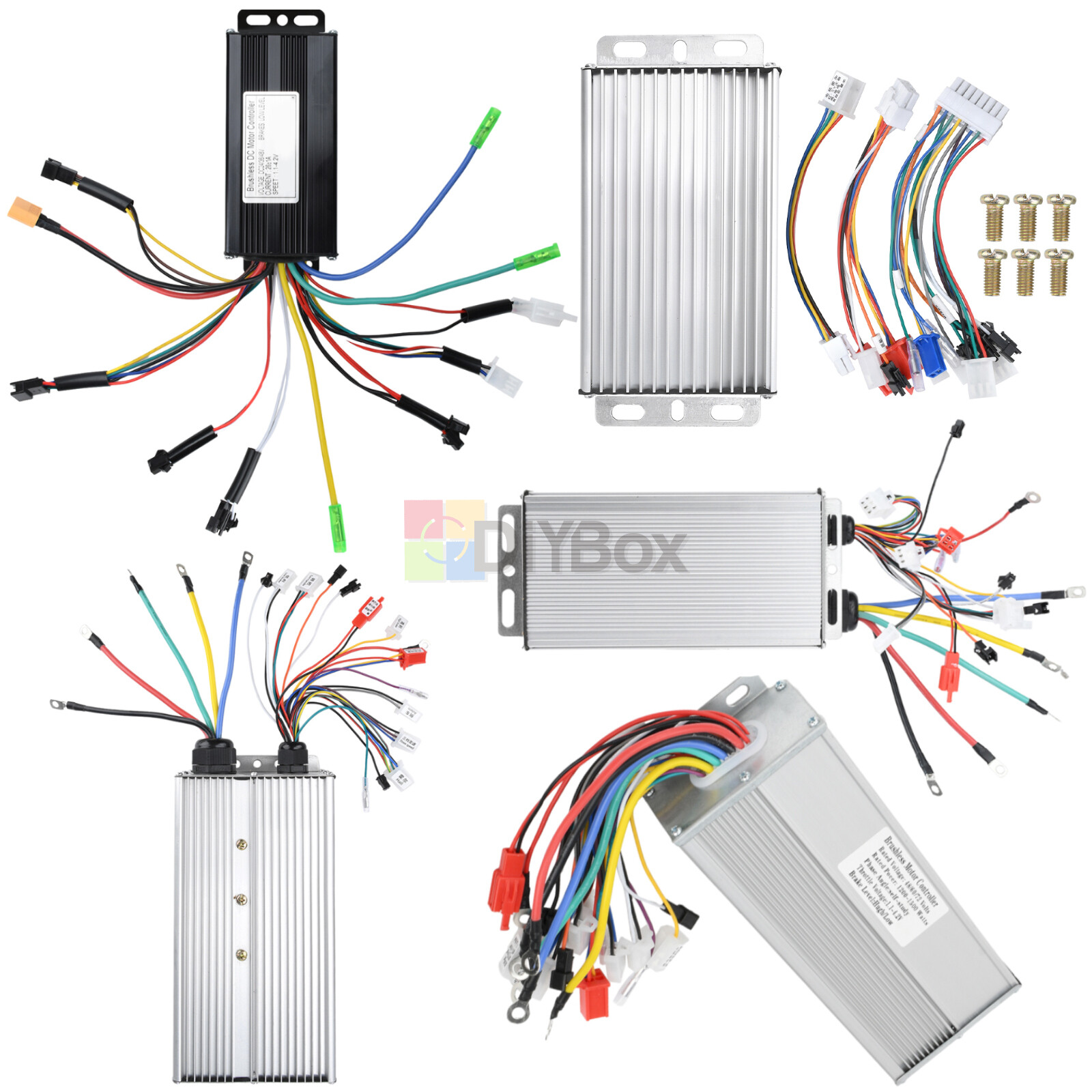 Controller 36V48V60V64V72V 500-1500W 5000W Brushless Electric Bicycle Controller