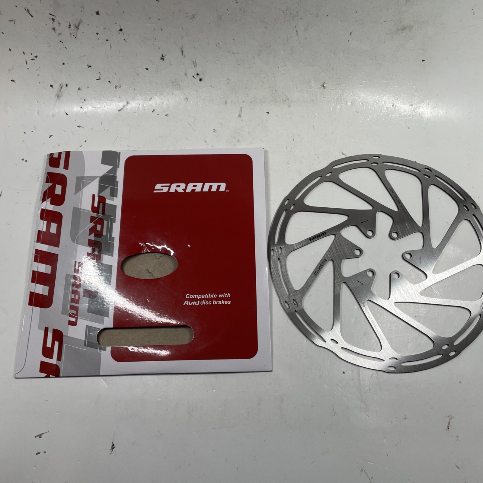 CenterLine 6-Bolt Disc Rotor – SRAM CenterLine Disc Brake Rotor – 203mm, 6-Bolt,