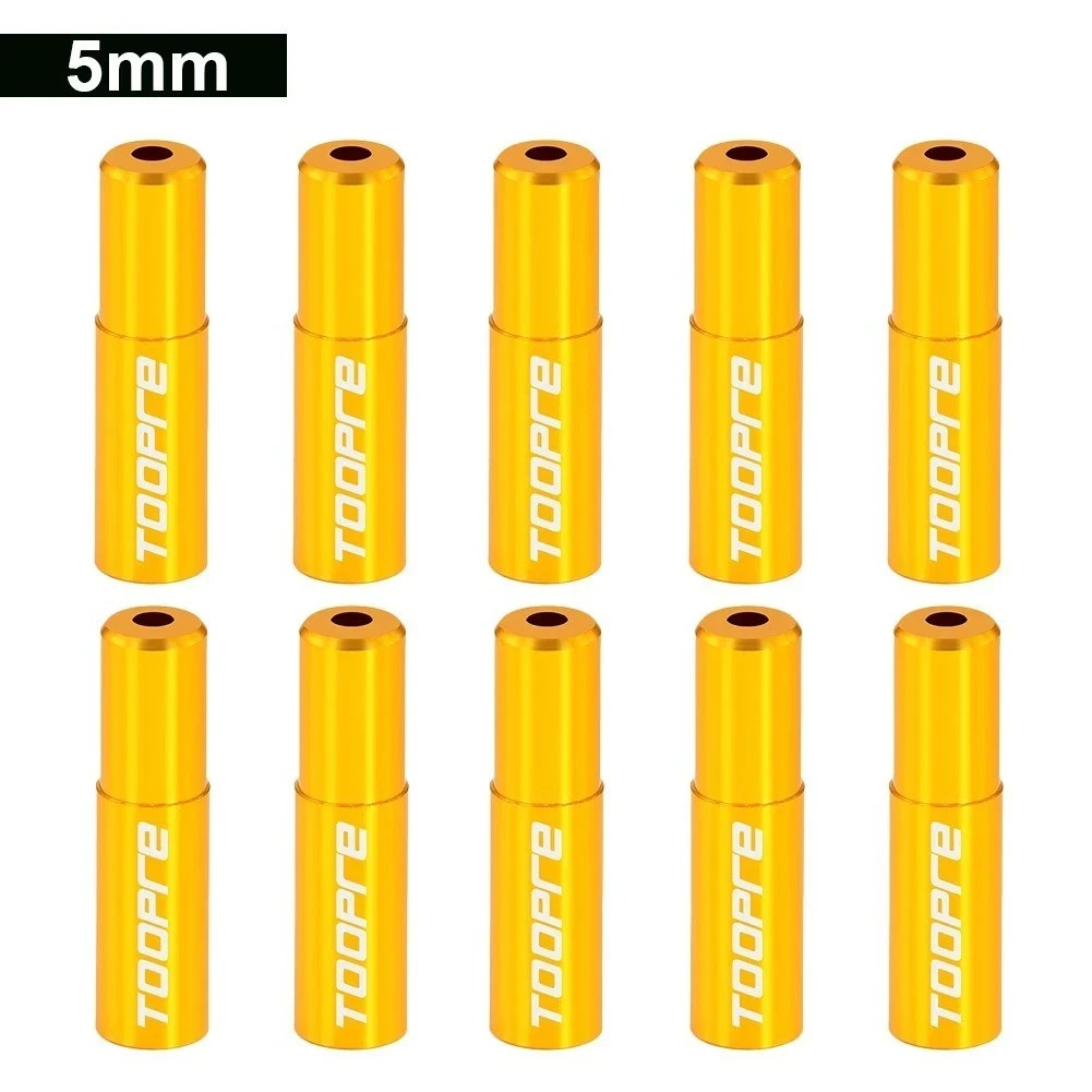 10pcs Aluminum Bicycle Cable Housing End Caps 4mm 5mm MTB Road Bike Brake Shifte