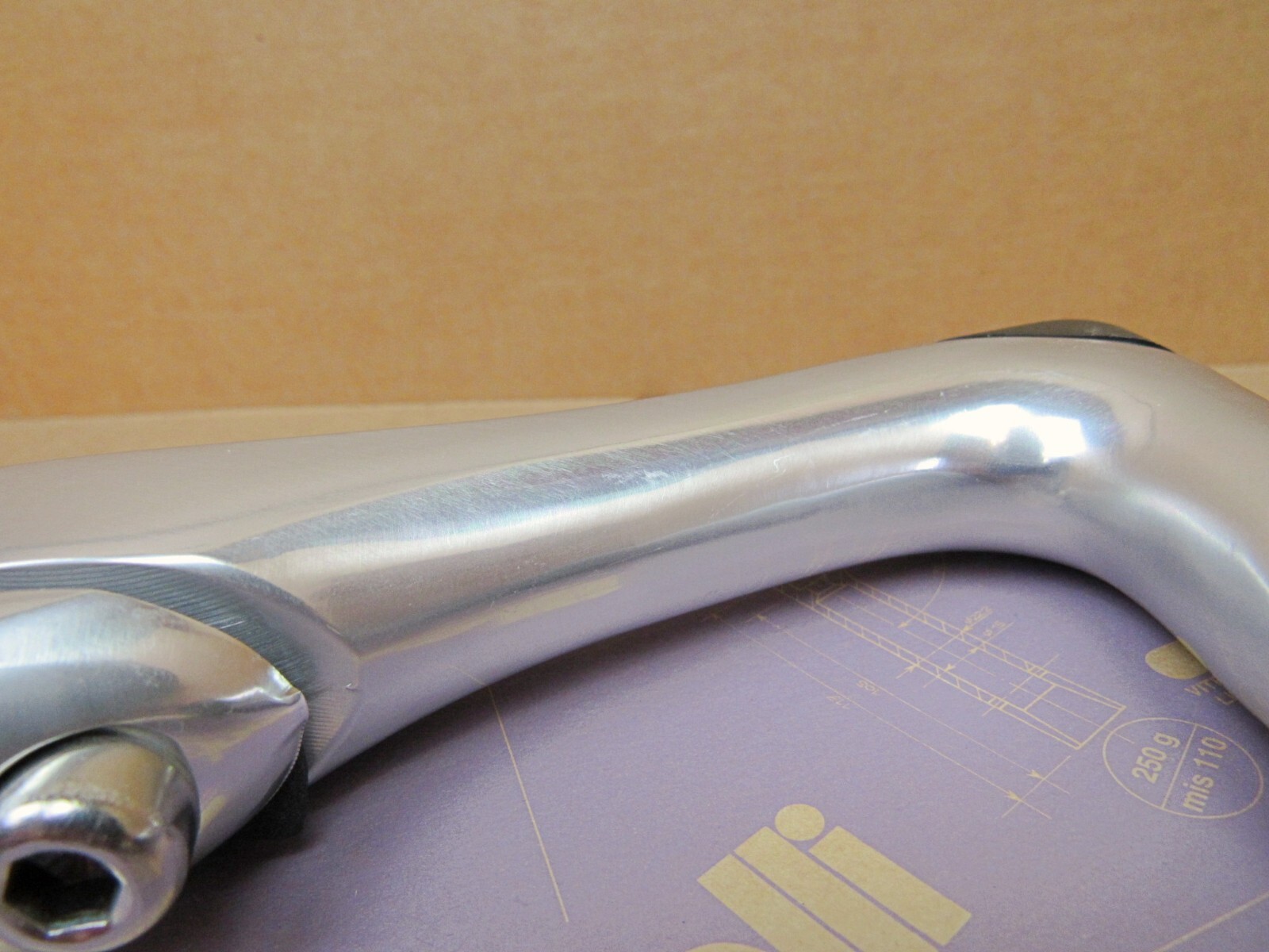 New-Old-Stock Cinelli 101 Silver Stem w/ 26.4 mm clamp (125 mm)