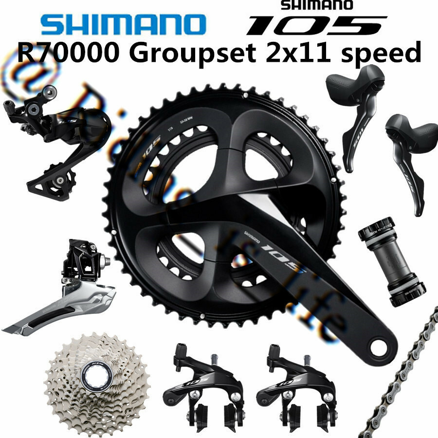 Shimano 105 R7000 2×11 Road Bike Groupset 50-34/52-36/53-39 165/170/172.5/175MM