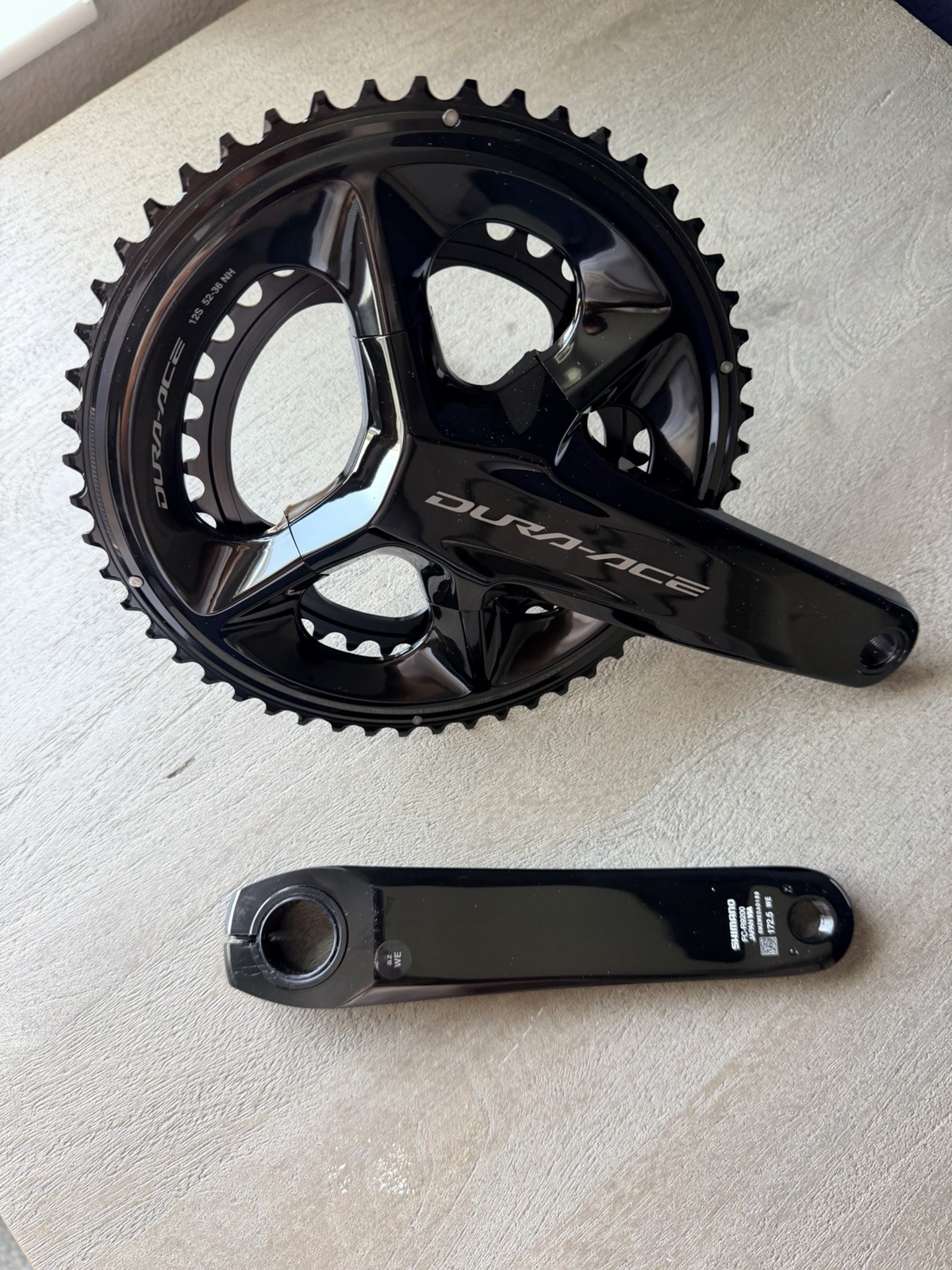 Shimano Dura-Ace FC-R9200 172.5mm 52-36T Crankset – Black (IFCR9200DX26)
