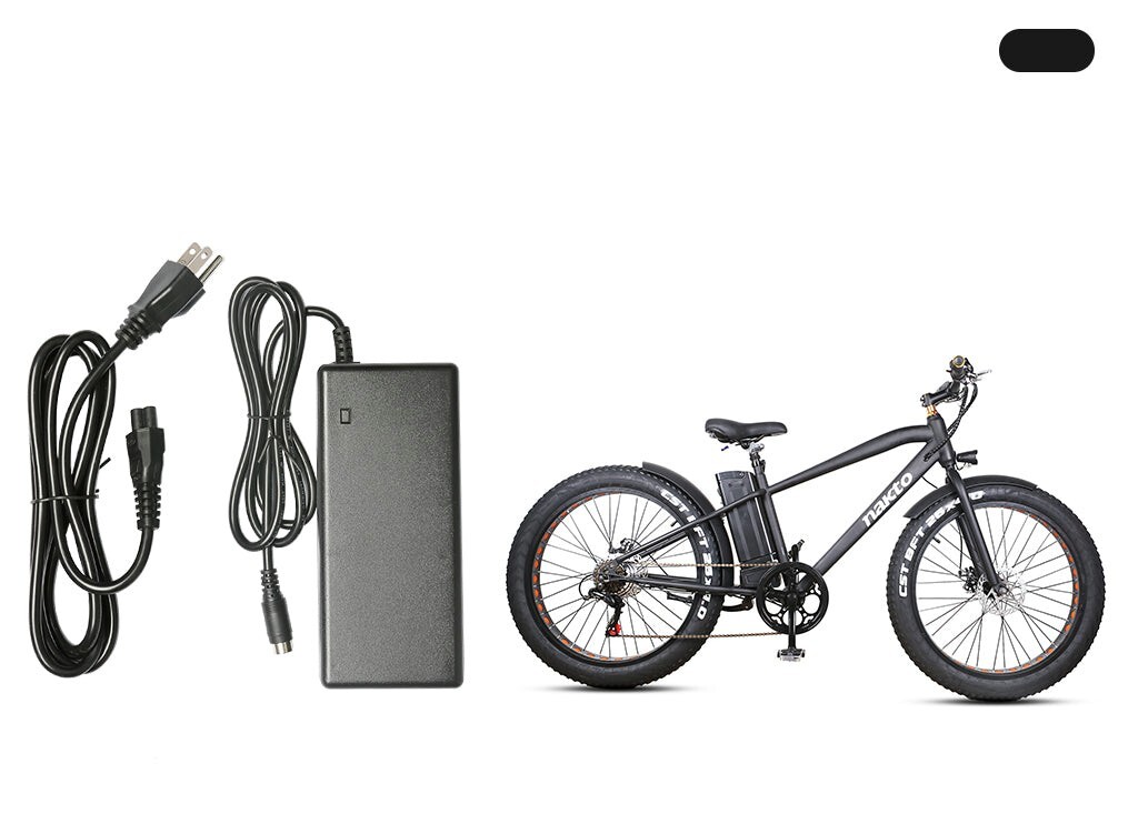 New Ebike Charger for NAKTO 36V Electric Bike Lithium li-on Battery