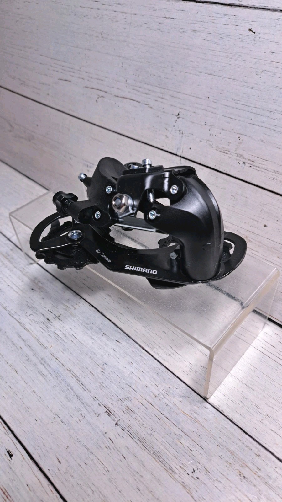 Shimano Tourney TY300 6/7-Speed Rear Derailleur with Dropout Claw Hanger