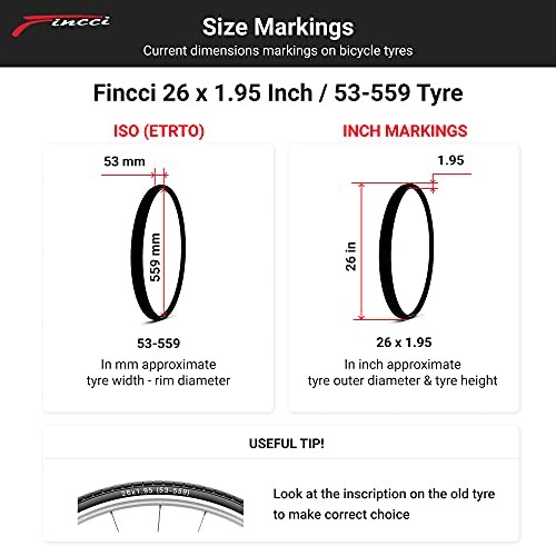 Pair 26 x 1.95 Inch Foldable Slick Tires for Road Mountain Hybrid Bike