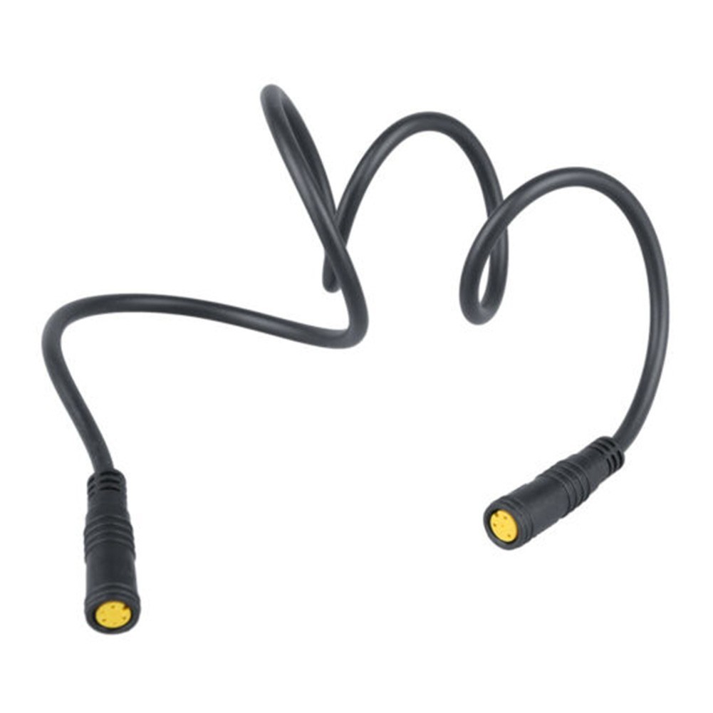 Black Extension Cable Cable EBike Extension Fittings Practical Brand New