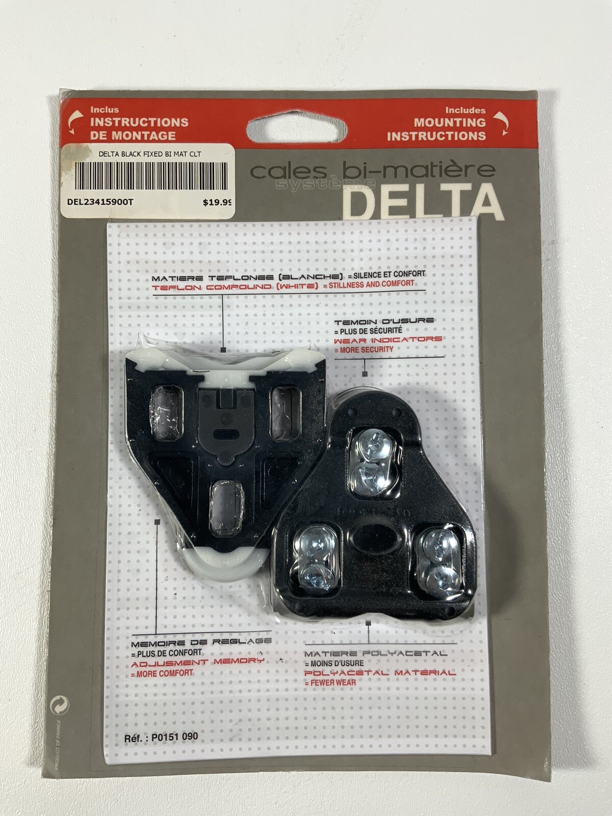 1 Pair Delta Bicycle Bike Pedal Cleats From France See Photos For Description