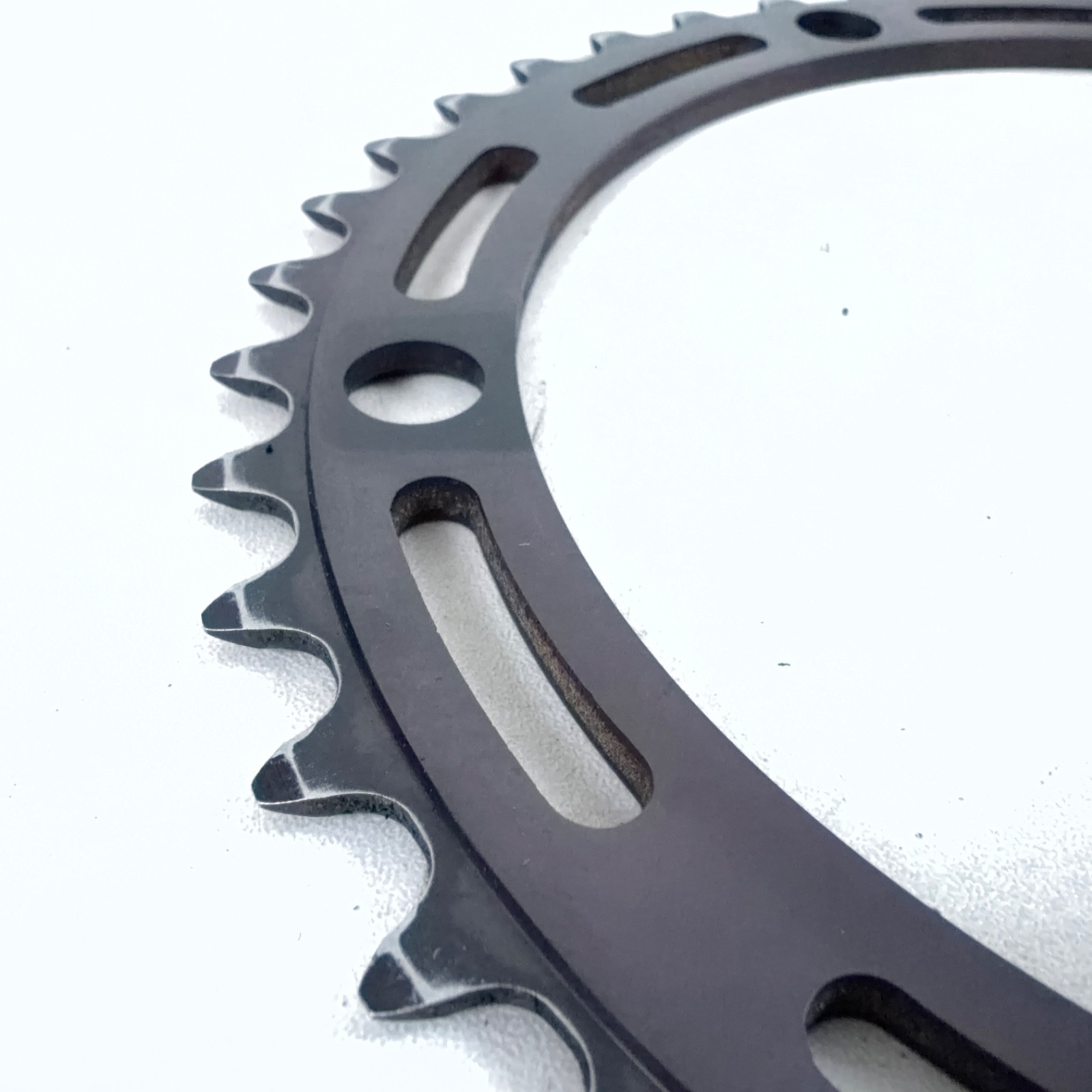 Vintage Sugino Mighty Competition 42T Chainring 144 BCD Black Alloy