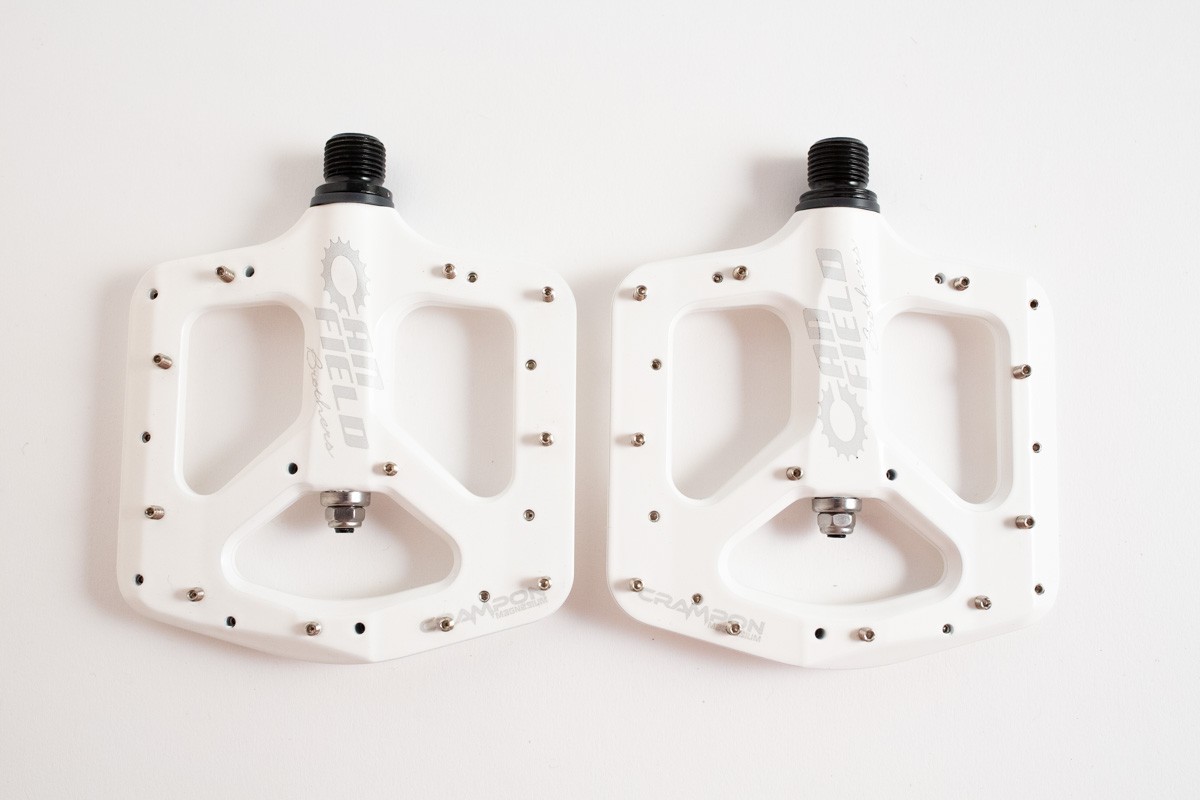 NOS Canfield Crampon Ultimate Magnesium Pedals White 19/16 MTN Pedals