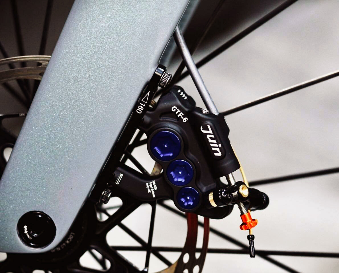 Juin Tech GTF6 Cyclocross Gravel Bike 6-Piston Hydraulic Brake Caliper Set