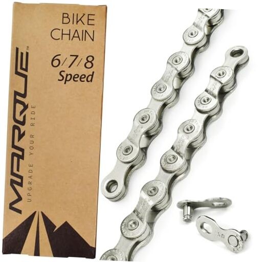 6/7/8 Speed Bike Chain – Bicycle Chain for Road & 6/7/8 Speed Chain 1 Set