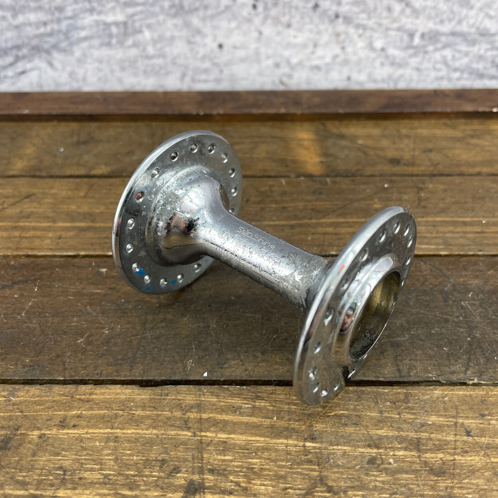 Vintage Sunshine Gyromaster Front Hub SHELL 36 Hole 36h 82 Gyro Master Chrome