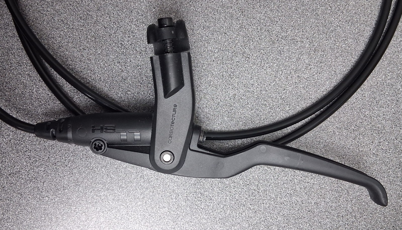 Magura HS11 Linear Pull Brake and Lever – Front or Rear, 4-Finger Lever, Black