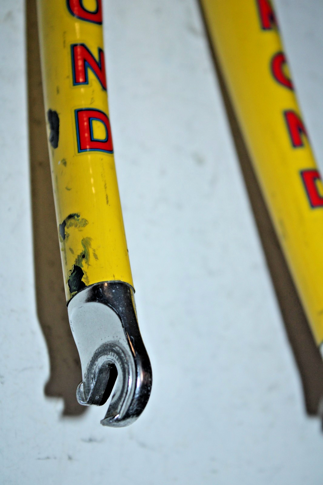 Vintage Lemond AirRail Touring Road Bike Fork 700c 11/8″ Threadless 180mm Yellow
