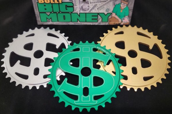 Bully bmx sprocket,OLDSCHOOL BMX SPROCKET SE GREEN GT 33T BIG MONEY NEW