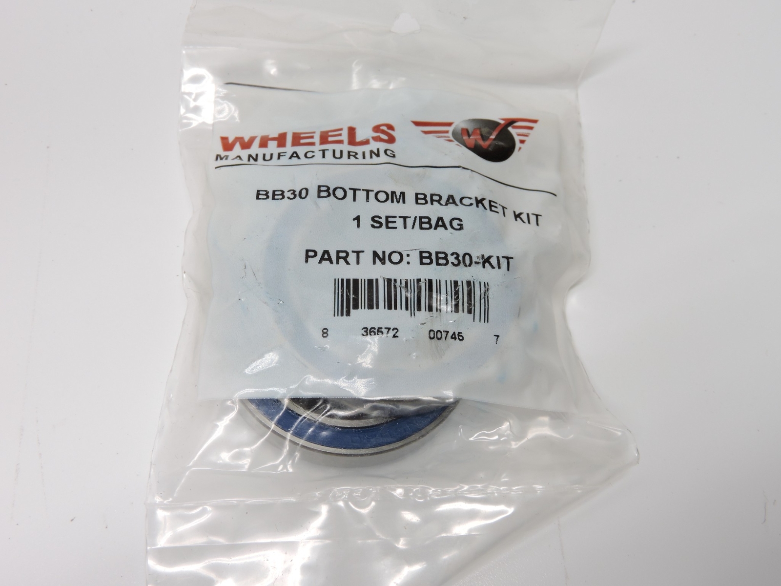 Wheels Manufacturing BB30 ABEC-3 Bearings & Clip Kit – NEW!