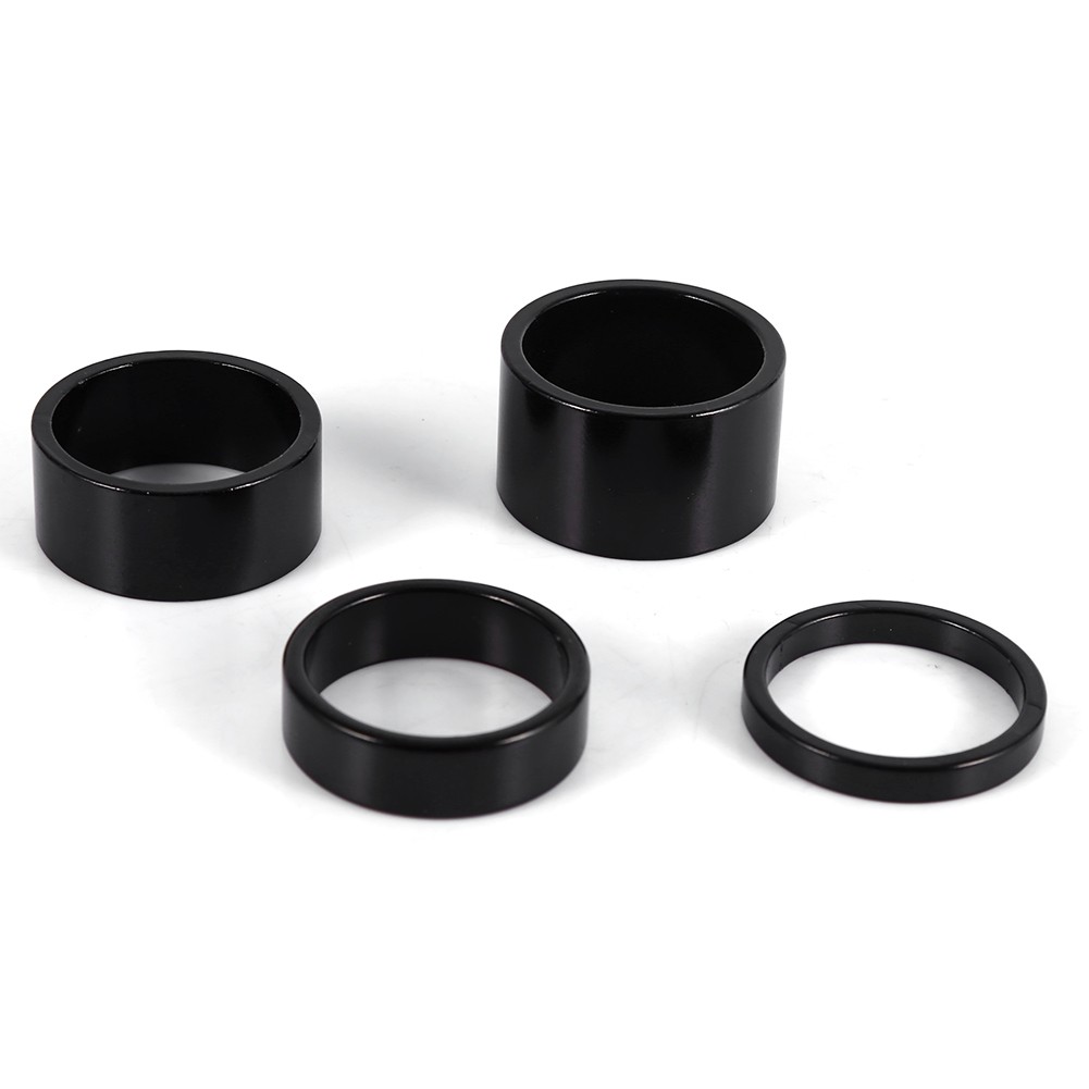 4 Colors 4Pcs/Set 5mm/10mm/15mm/20mm Aluminum Alloy Headset Spacer Bike Front