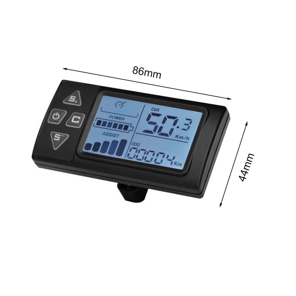 Electric Bike Brushless Controller with Display Kit 36V 48V 15A 250W 350W Motor
