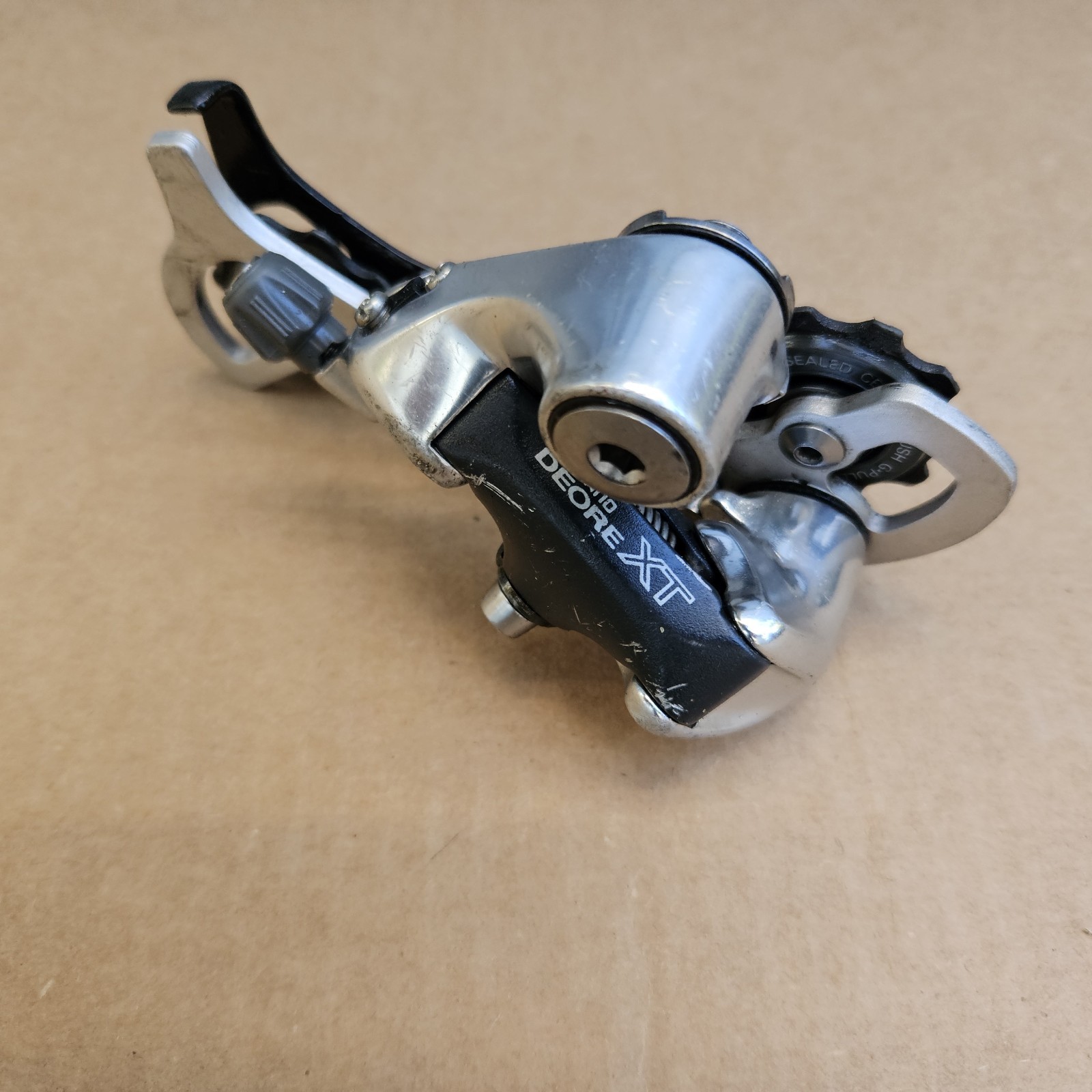 Vintage 90s Shimano Deore XT Rear Derailleur 8 Speed SIS Long Cage RD-M739 Japan