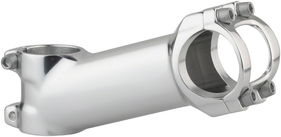 MSW 17 Stem Length 100mm Clamp 31.8mm +/-17 Deg 1 1/8 in Silver Aluminum MTB