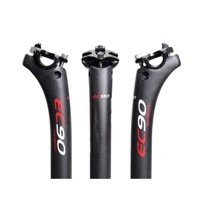 EC90 Carbon Fiber Bicycle Seat Post Mountain Bike Seatpost 25.4/27.2/30.8/31.6mm