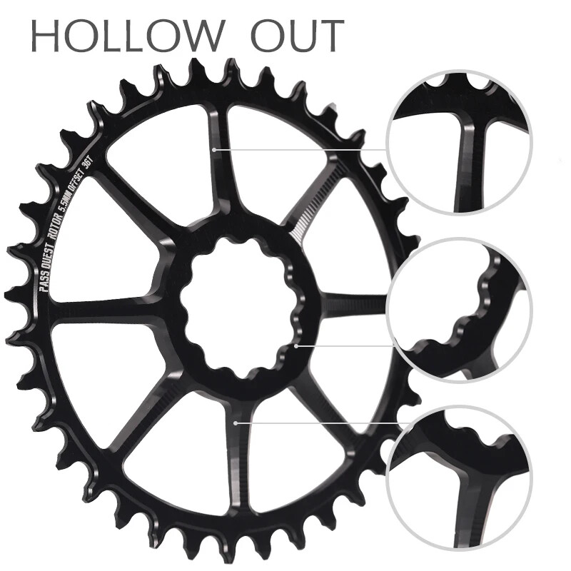5.5mm Offset Mountain Bicycle Chainring 28T 30T 32T 34T 36T Crank Chainwheels