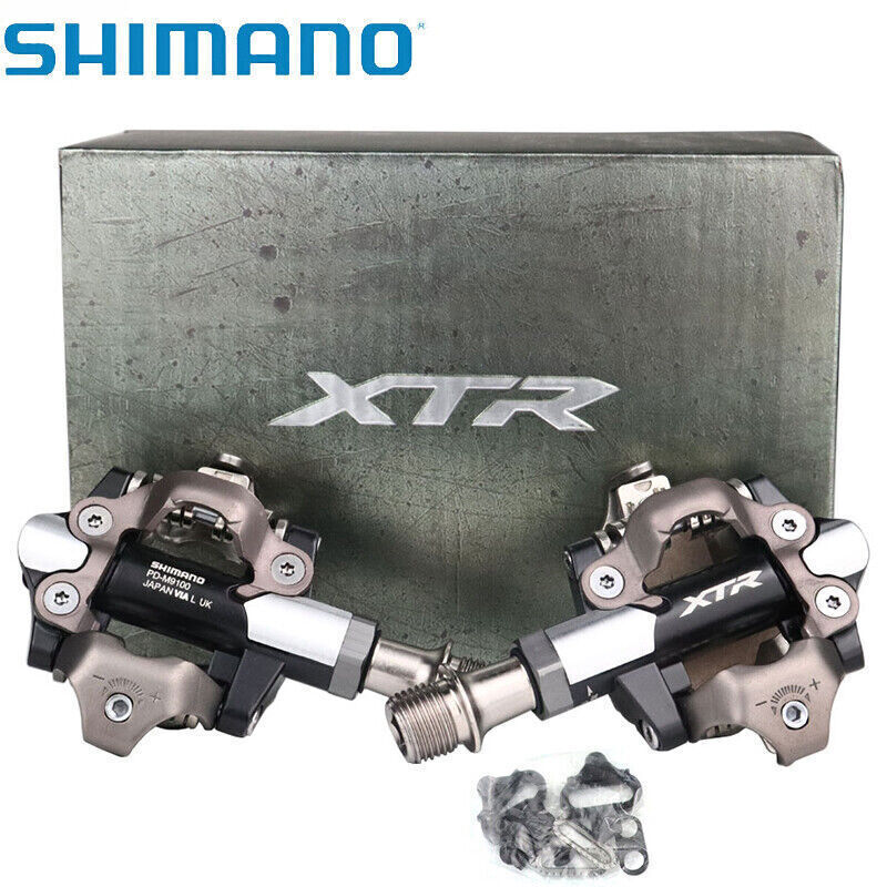 Shimano XTR PD-M9100 SPD Race MTB/XC Race Pedal Standard Bike Pedals Set Cleats
