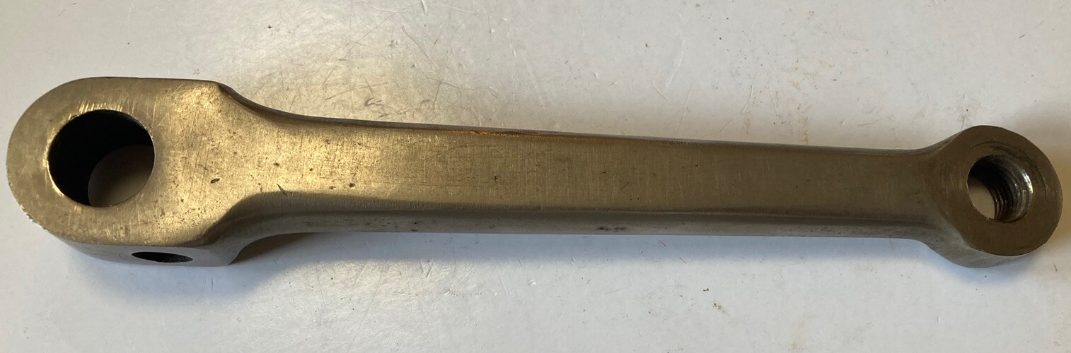 Vintage Cottered Left Crank Arm 6” Unusual Threading
