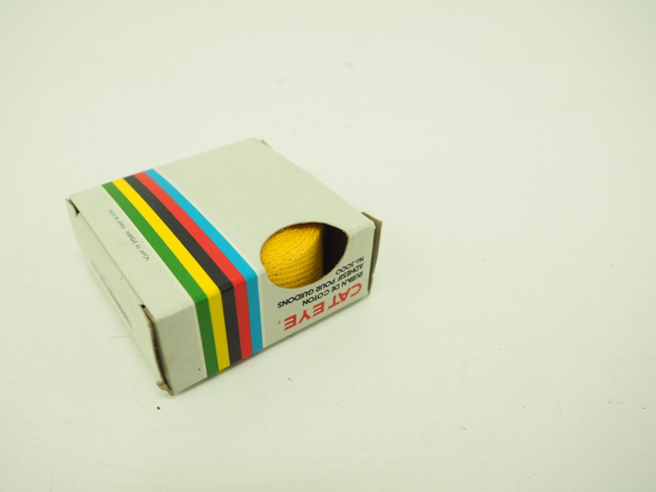 New! Cat Eye Adhesive Cotton Handlebar Tape No. 3000 Yellow Single
