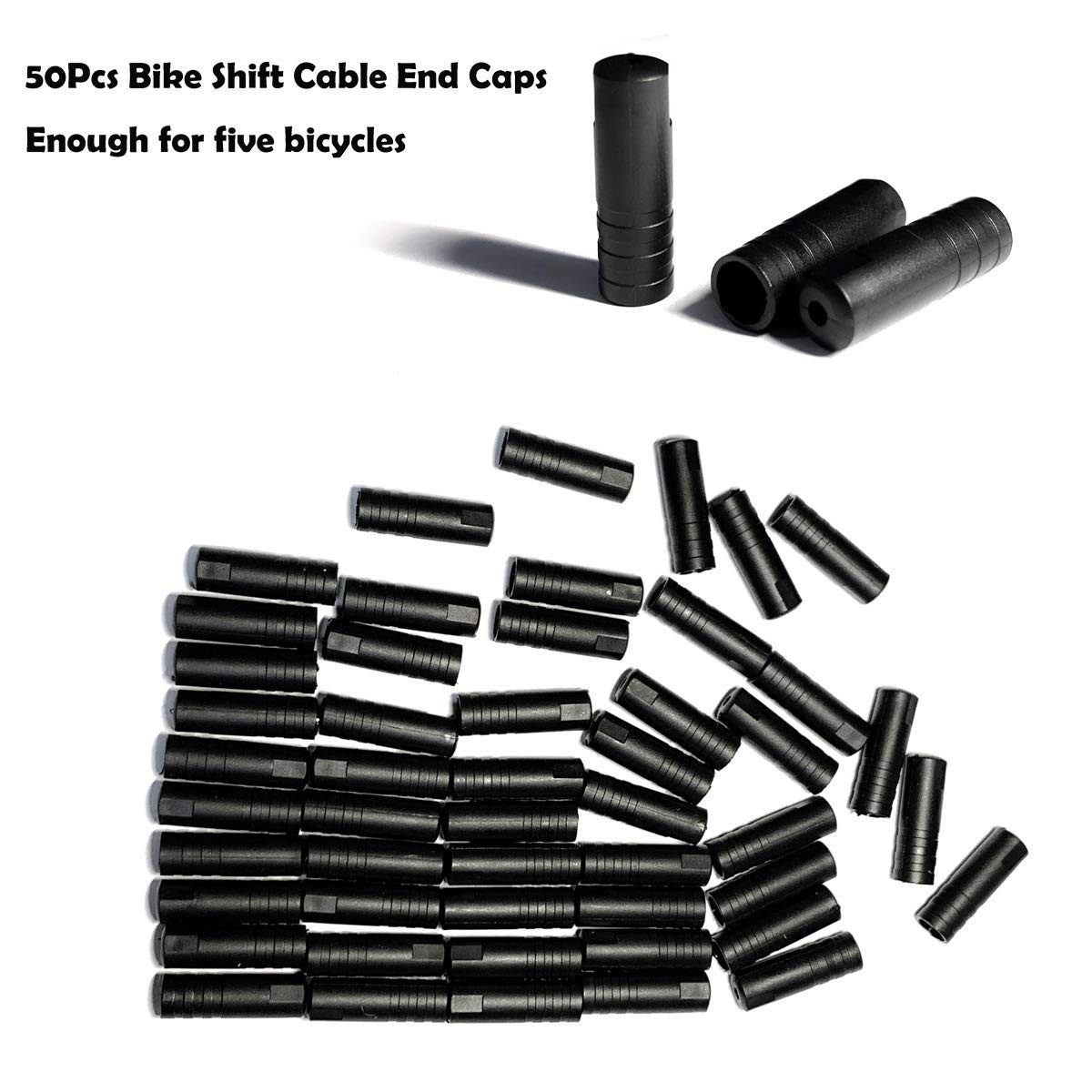 Bicycle Brake Cable Housing And Bike Shift Cable Kit Wire Ferrules Set