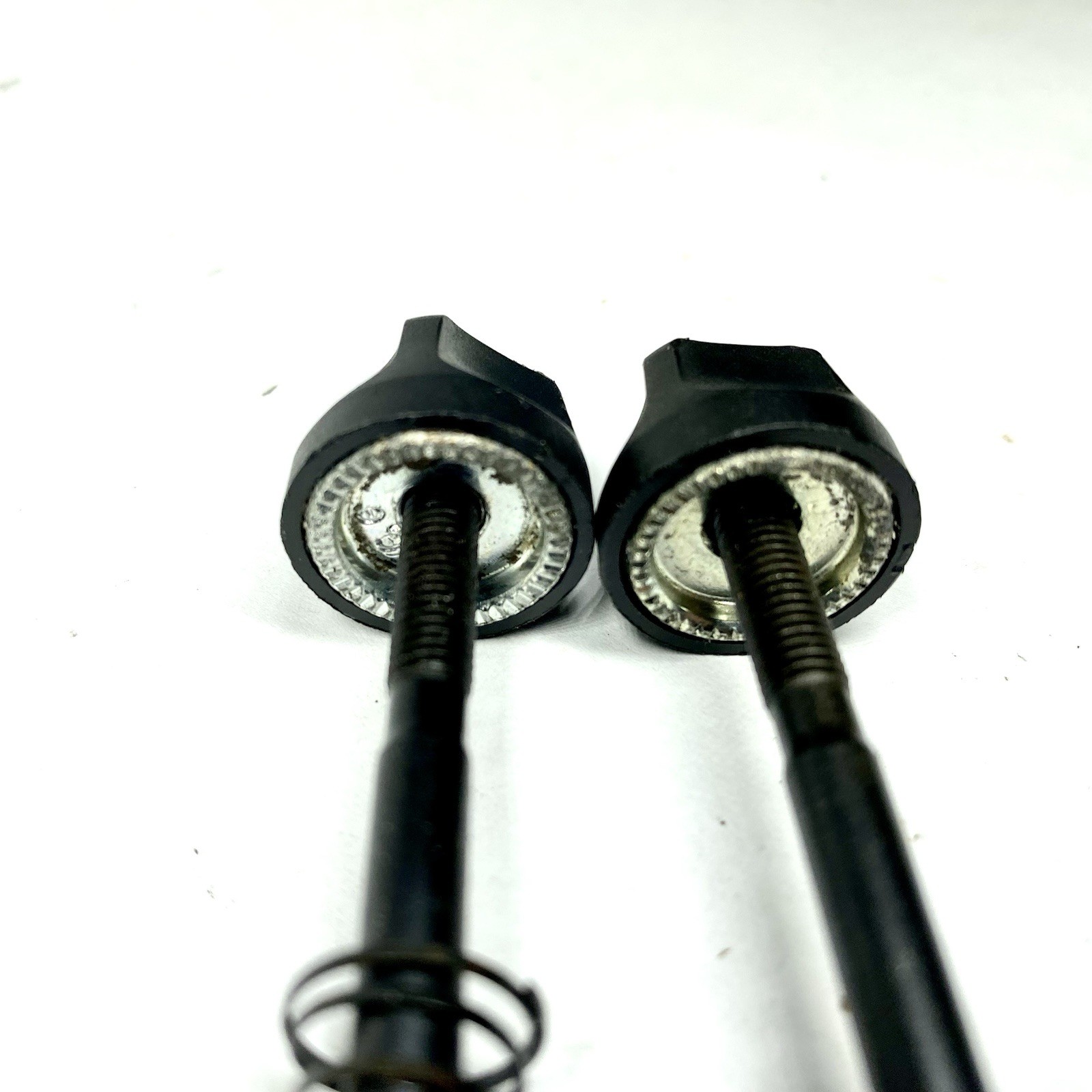 Shimano Quick Release Skewer Set Front Rear 100mm 135mm QR Satin Chrome