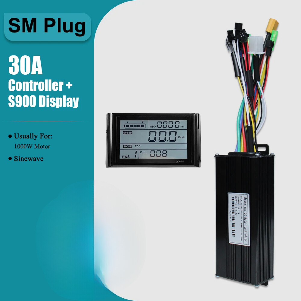 E-bike Three-Mode Sine Wave 36V 48V 17A 26A 30A 40A Controller with LCD Display