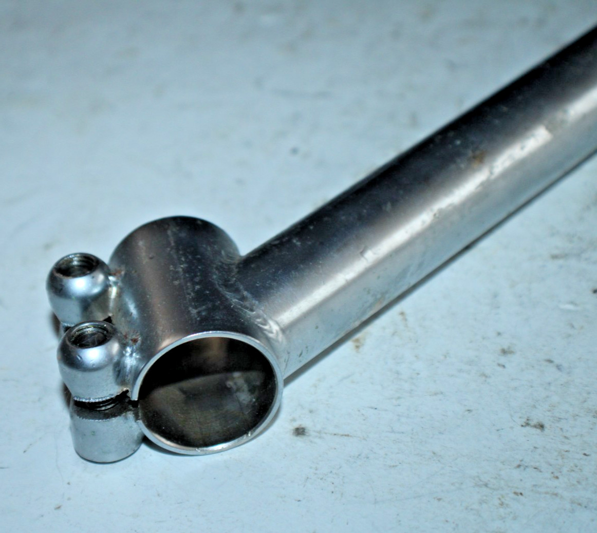 Bike Steerer Extender Stem Adaptor 11/8″ Treadless 25.4mm Silver 300mm Ships USA