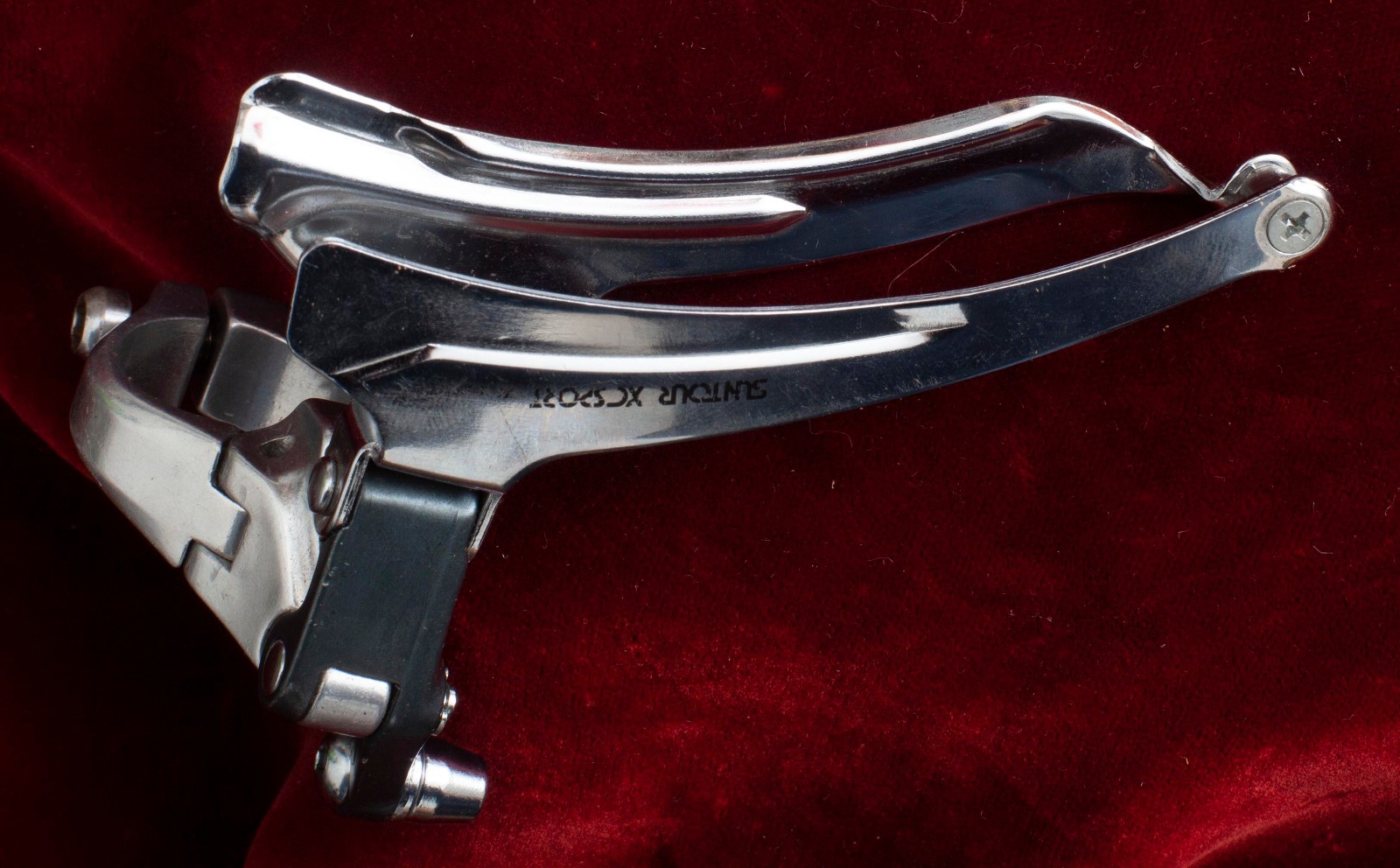 Vintage SunTour XC Sport 7000 clamp on front derailleur double – best near mint
