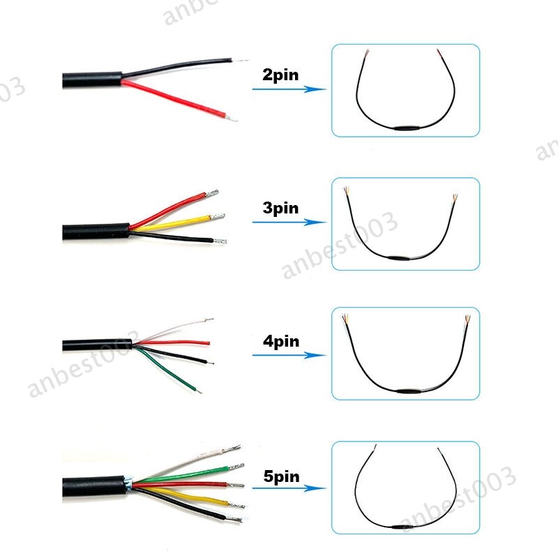 6mm M6 2 3 4 5 6 pin Julet ebike Plug Connector Signal Bicycle electric Cable