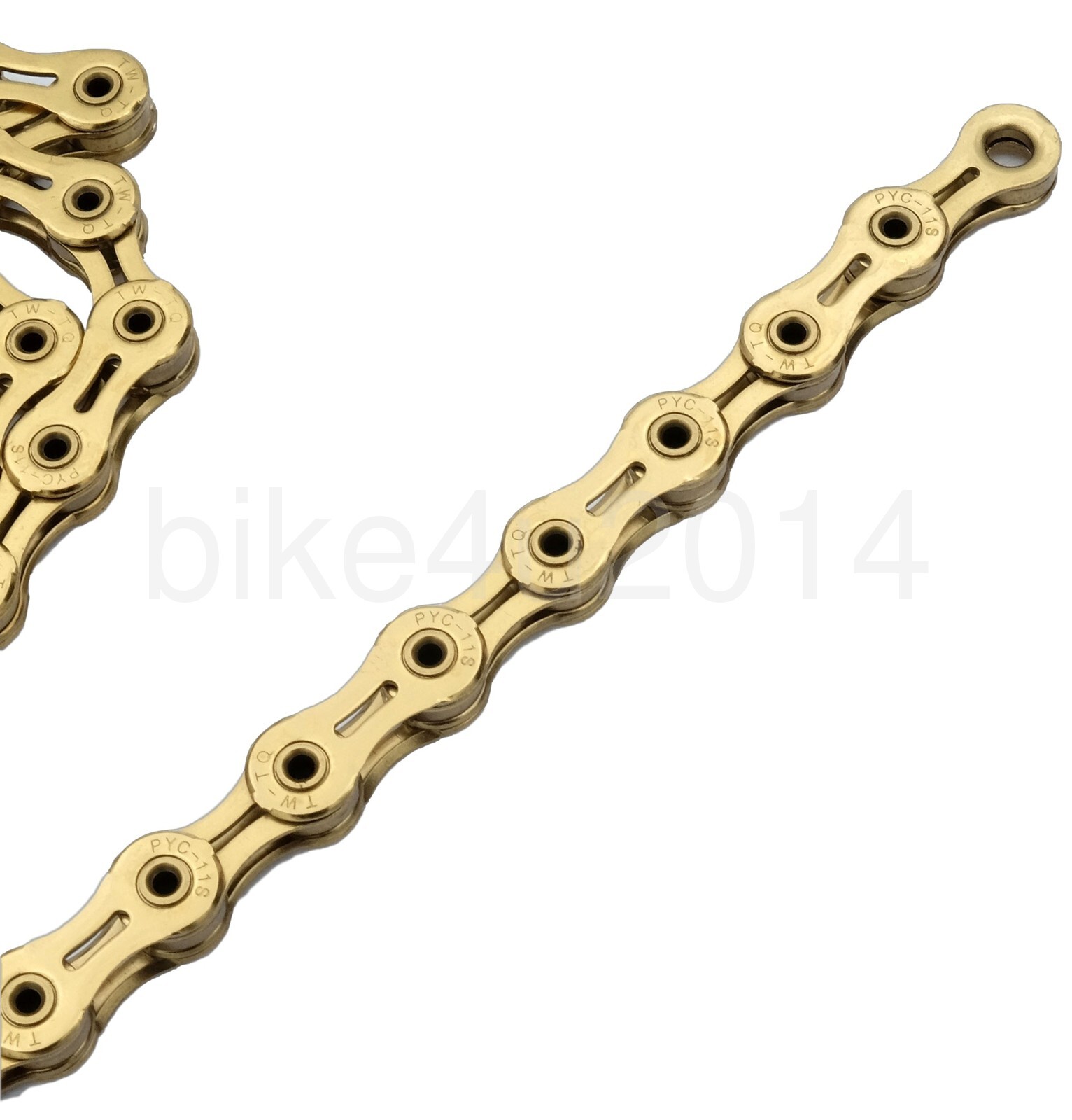 238g 116Link 11-Speed 1/2″x11/128″ Bike Chain,Ceramic Coating Ti Gold New