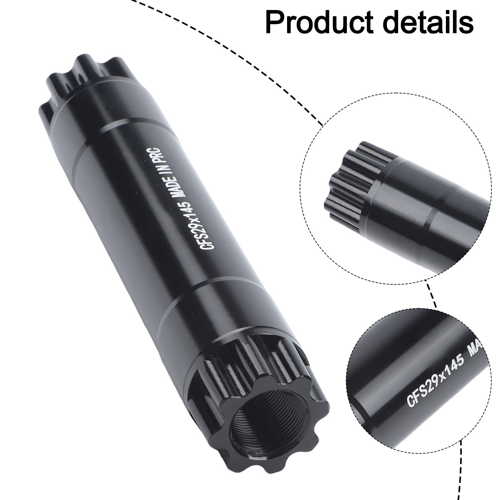 multiple length options for sram 29mm axle 7075 aluminum crank spindle mtb road