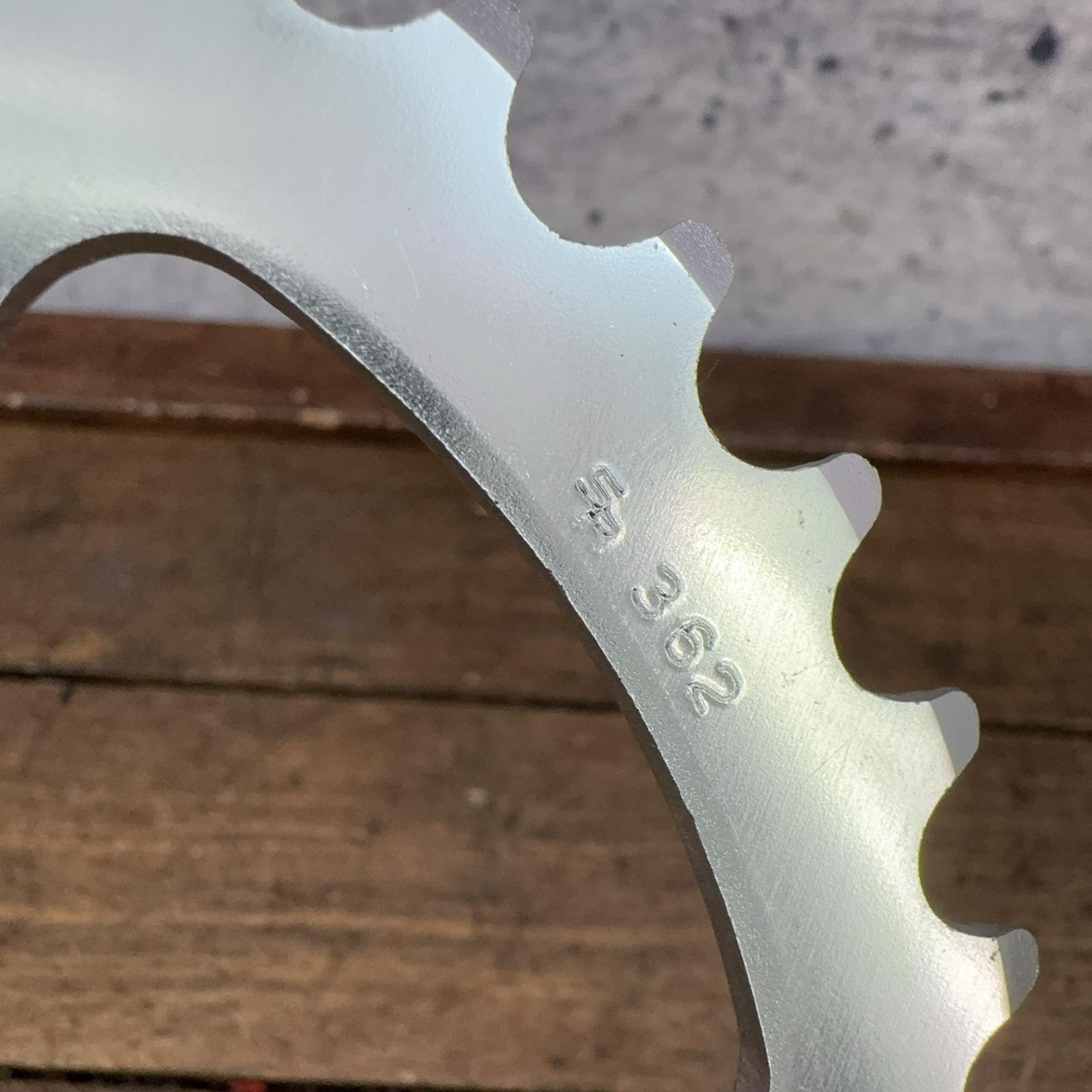 Vintage SR 36T Chainring NOS 110 BCD 5-Arm Silver MTB Bike 36 Tooth NOS